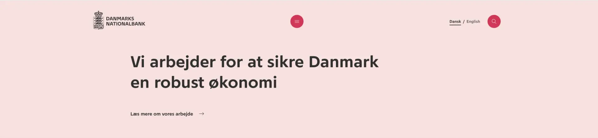 Danmarks Nationalbank Danmarks Nationalbanks officielle side